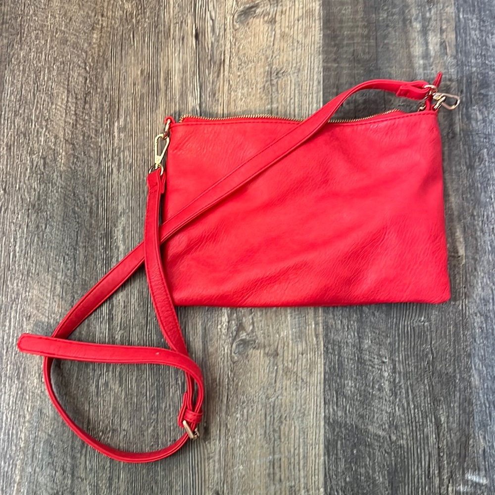 Red handbag